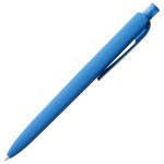 Ручка шариковая Prodir DS8 PRR-T Soft Touch, голубая — изображение 3