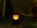 Кемпинговый фонарь с имитацией пламени Lindau Flame, черный — изображение 7