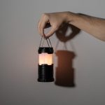 Кемпинговый фонарь с имитацией пламени Lindau Flame, черный — изображение 5