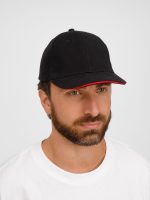 Бейсболка Buffalo, черная с красным — изображение 6