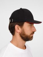 Бейсболка Buffalo, черная с красным — изображение 7