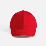 Бейсболка Buffalo, красная с белым — изображение 3