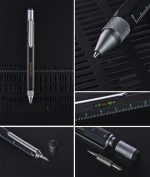 Ручка шариковая Construction, мультиинструмент, красная — изображение 7