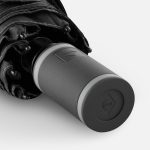 Зонт складной AOC Mini с цветными спицами, серый — изображение 7