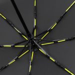 Зонт складной AOC Mini с цветными спицами, зеленое яблоко — изображение 3