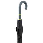 Зонт-трость с цветными спицами Color Style, зеленое яблоко, с серой ручкой — изображение 6