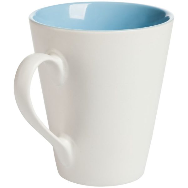 белая с голубым