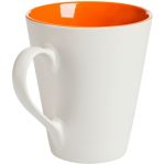 белая с оранжевым