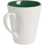 белая с зеленым