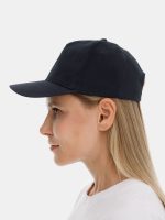 Бейсболка Long Beach, темно-синяя — изображение 6