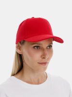 Бейсболка Long Beach, красная — изображение 5