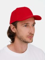 Бейсболка Long Beach, красная — изображение 7