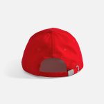 Бейсболка Long Beach, красная с белым — изображение 5