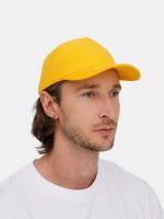 Бейсболка Long Beach, желтая — изображение 7