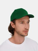 Бейсболка Long Beach, темно-зеленая — изображение 7