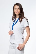 Лента для бейджа с ретрактором Retract, синяя — изображение 4