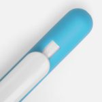Ручка шариковая Swiper Soft Touch, голубая с белым — изображение 3