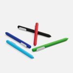 Ручка шариковая Swiper Soft Touch, красная с белым — изображение 4