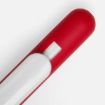 Ручка шариковая Swiper Soft Touch, красная с белым — изображение 3