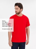 Футболка унисекс T-Bolka 180, красная — изображение 6
