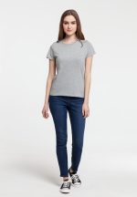 Футболка женская «Подсознательность», серый меланж — изображение 5