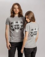 Футболка женская «Подсознательность», серый меланж — изображение 7