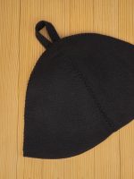 Банная шапка Heat Off, черная — изображение 3