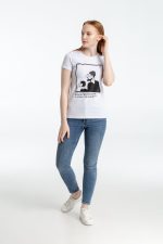 Футболка женская «Леон», белая, ver.2 — изображение 4