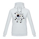 Толстовка с капюшоном No drugs, белая — изображение 3