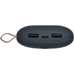 Аккумулятор с беспроводной зарядкой Pebble Wireless 9000 мАч, серо-синий — изображение 4