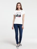 Футболка женская «Храброе сердце», белая — изображение 4