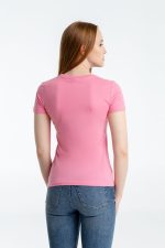 Футболка женская «Узор», розовая — изображение 6