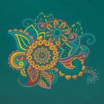 Футболка «Узор», зеленая — изображение 4