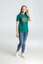 Футболка «Узор», зеленая — изображение 5
