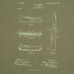 Футболка приталенная Old Patents. Knife, меланж хаки — изображение 3