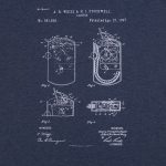 Футболка приталенная Old Patents. Lighter, синий меланж — изображение 3
