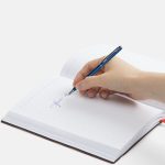 Ручка шариковая Hotel Chrome, ver.2, матовая синяя — изображение 4