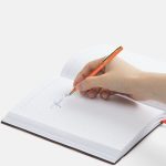 Ручка шариковая Hotel Gold, ver.2, матовая оранжевая — изображение 4