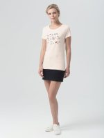 Футболка женская «Котэ», розовая — изображение 3