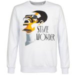 Толстовка «Меламед. Stevie Wonder», белая — изображение 3