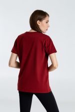 Футболка A God is High, гранатово-красная — изображение 7