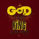 Футболка A God is High, гранатово-красная — изображение 4