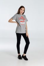 Футболка Hello! I Love You!, серый меланж — изображение 6