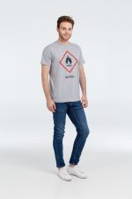 Футболка «Жар-птица», серый меланж — изображение 7