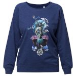 синий меланж