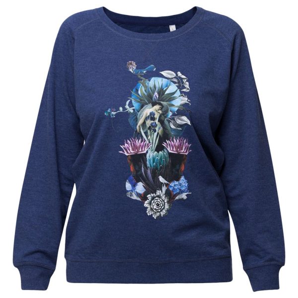 синий меланж