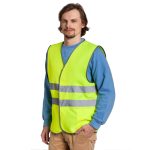 Сигнальный жилет СО-1 ТР, желтый флуоресцентный — изображение 5