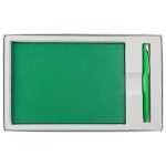 Коробка Horizon с ложементом под ежедневник и ручку, серая — изображение 3