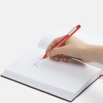 Ручка шариковая Swiper, красная с белым — изображение 4
