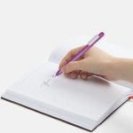 Ручка шариковая Swiper, фиолетовая с белым — изображение 4